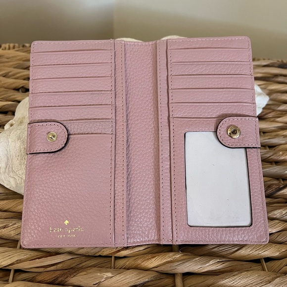 Kate Spade Pink Leather Wallet - Picture 3 of 7